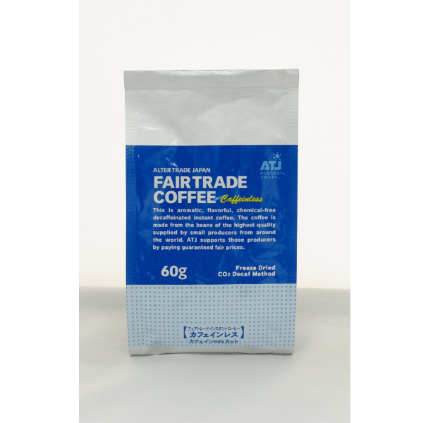 インスタントコーヒーカフェインレス(詰替用パック)60g