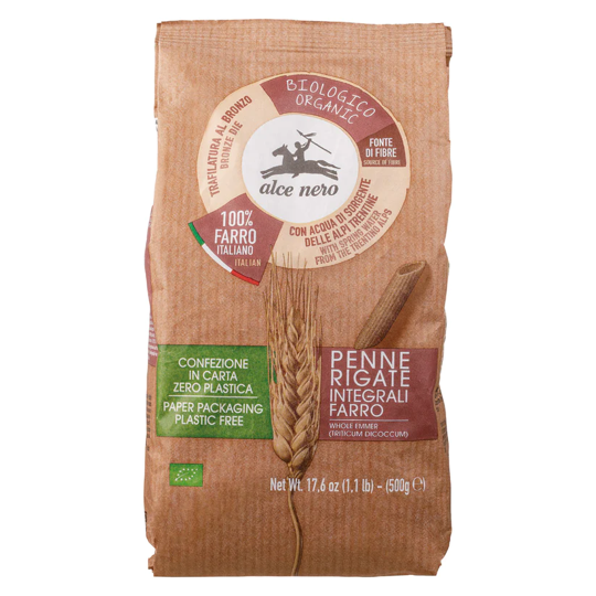 アルチェネロ 有機全粒粉スペルト小麦・ペンネ (500g)