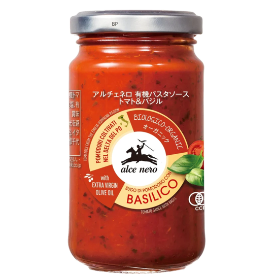 アルチェネロ 有機パスタソース・トマト&バジル (200g)