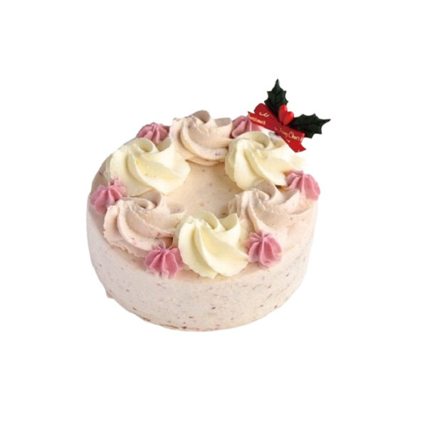 【2025クリスマス】4号苺の生クリーム&カスタードのケーキ(直径約12.5㎝)※冷凍でお届け