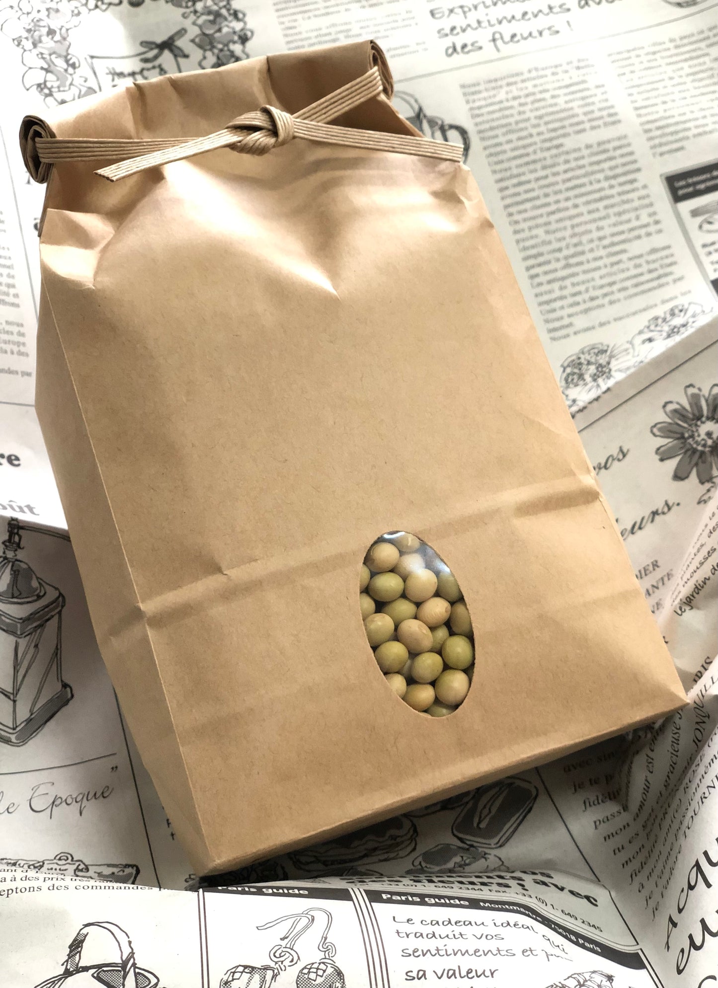 鈴木さんの自然栽培大豆約1kg(小糸在来)