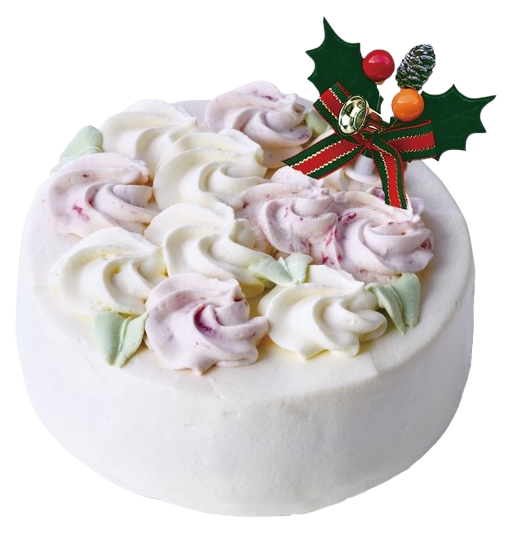 【2025クリスマス】5号生クリームデコレーションケーキ (直径約15cm)※冷凍でお届け
