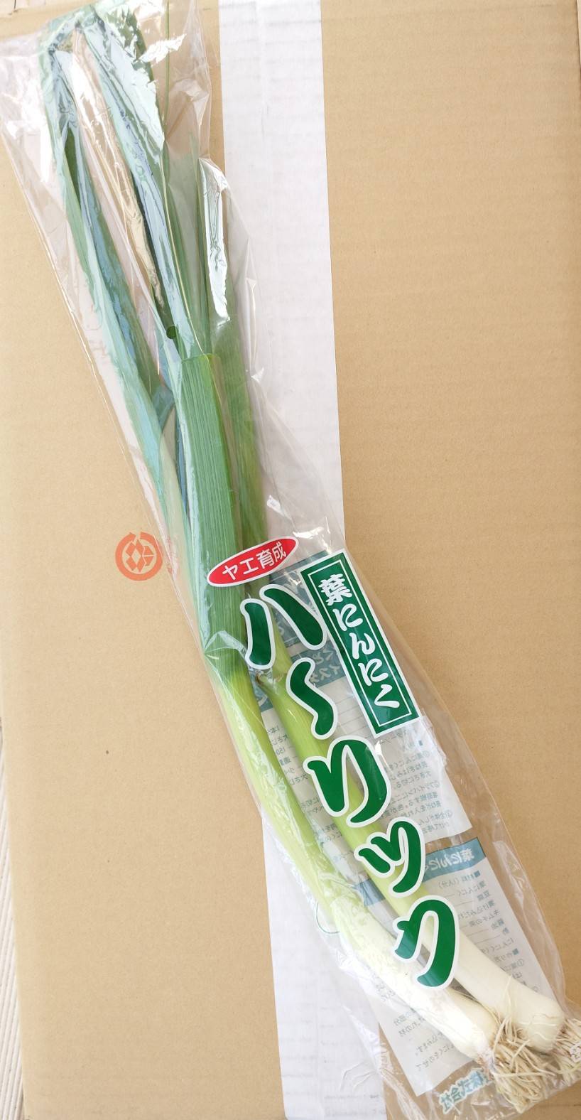 徳島産 葉ニンニク 150g-200g(2本いり)有機許容農薬不使用 農薬0・化学肥料0)