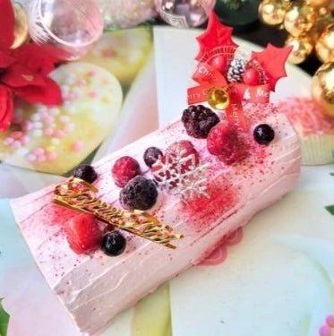 【2025クリスマス】Salon de the Rima100%オーガニックのブッシュ・ド・ノエル ビーガン対応(冷凍でお届け) 限定5個