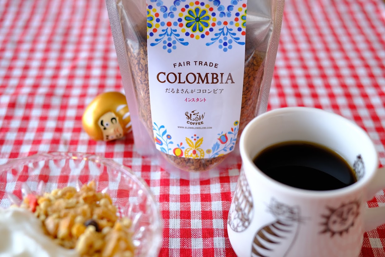 SlowCoffee だるまさんがコロンビア インスタント 40g