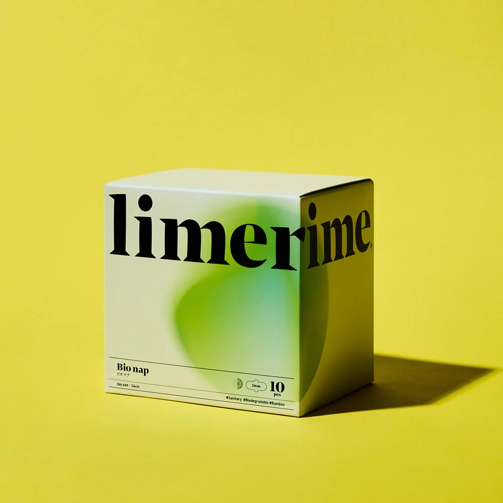 limelime) ~bionap竹のナプキン~ 昼用24㎝×10個入り
