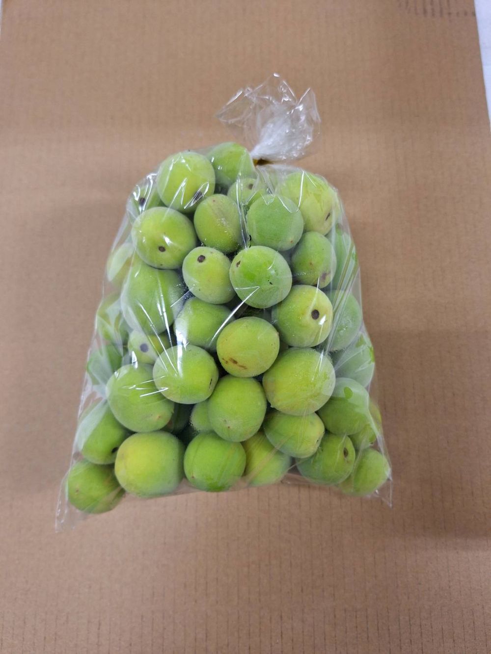 2026ume)紀州の梅・小粒南高(中粒種)1kgP 無農薬・無化学肥料(和歌山県)グリーンジャンクション