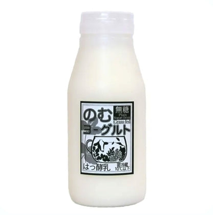 ミルクデザイン 飲むヨーグルト無糖 200ml　グラスフェッドミルク100%使用　【土発送限定商品】