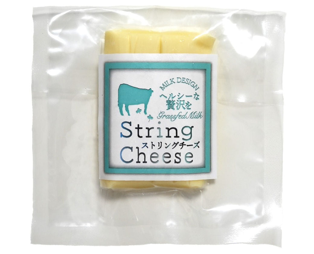 ミルクデザイン ストリングチーズ（さけるチーズ）100g　グラスフェッドミルク１００％使用　【土発送限定商品】