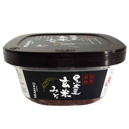 有機 自然栽培 黒大豆玄米みそ 400g マルカワみそ