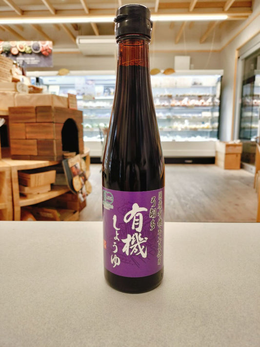 国産有機丸大豆使用　弓削多有機しょうゆ【弓削多醤油】300ml