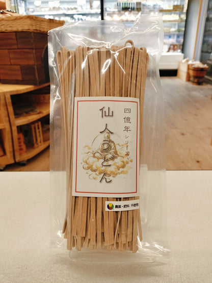 四億年シリーズ　仙人うどん(太麺）250g　農業技術研究所　歩屋