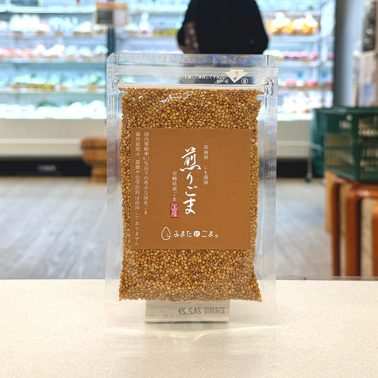 しも農園 煎りごま（金） 宮崎県産 30g｜2517441