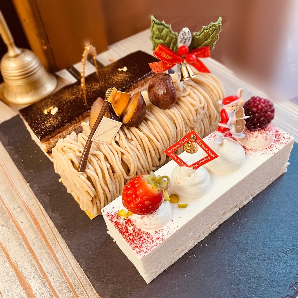 【2025クリスマス】T.SWEETS.LABO　Christmasケーキ３種『オペラ』『和栗のモンブラン』『極醸フロマージュ』　（冷凍）12/()ご注文〆切