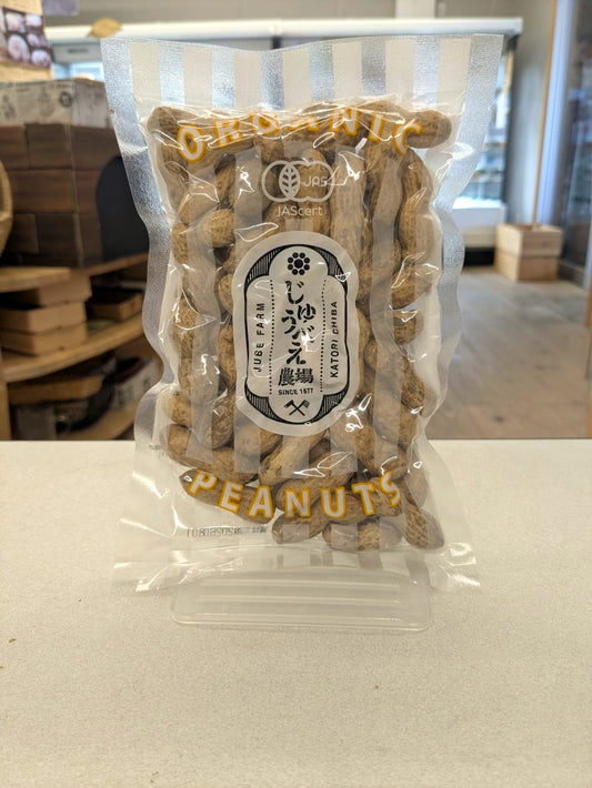 じゅうべい農場 直焙煎の落花生(らっかせい) 1p/100g　有機JAS認証品
