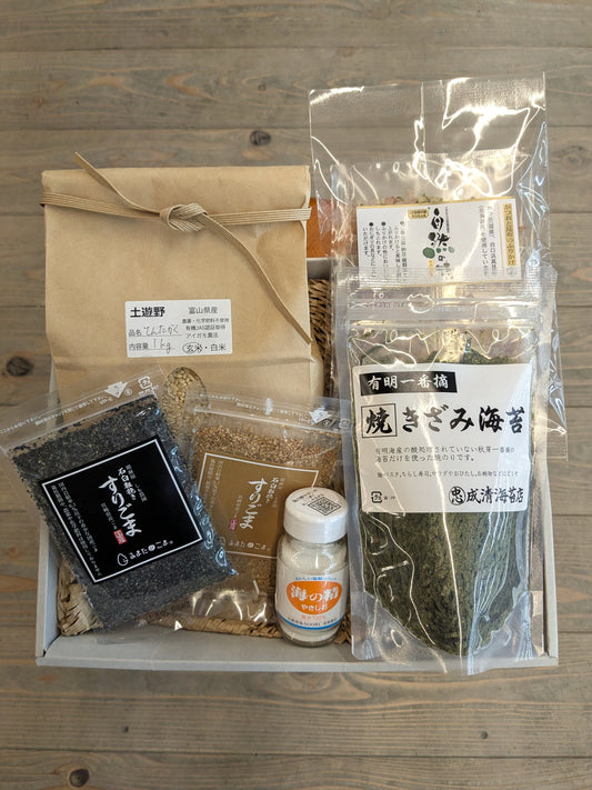 農薬・添加物ゼロにこだわった・ご飯のおともミネラル6点セット|新生活・母の日・父の日|常温|ギフトBOX付き
