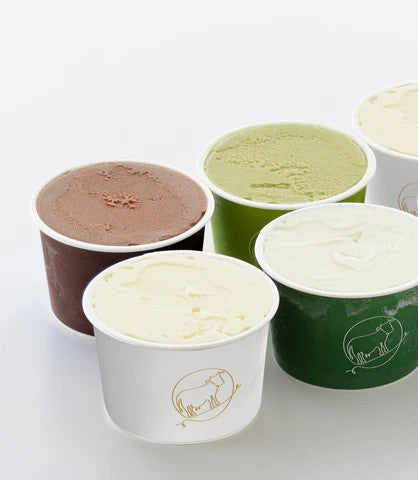 【夏の贈り物2026】なかほら牧場グラスフェッドアイスクリームセット（104ｍｌ×5個）