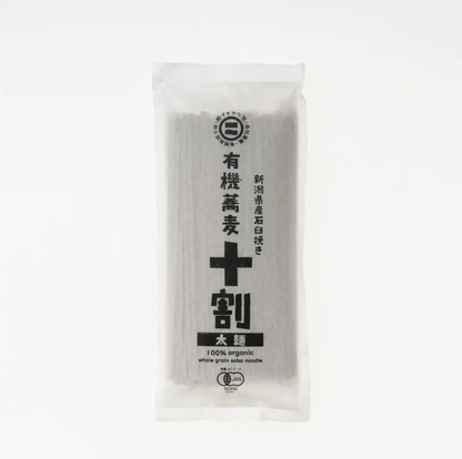 【年越しそば】有機蕎麦　十割（太麺）　180ｇ